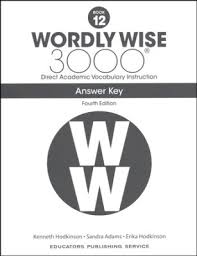 Wordly Wise 3000 Book 12, 4th edition ANSWER KEY