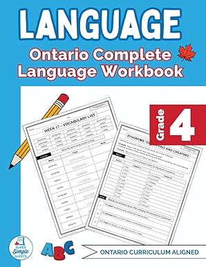 Grade 4 Ontario Language Workbook