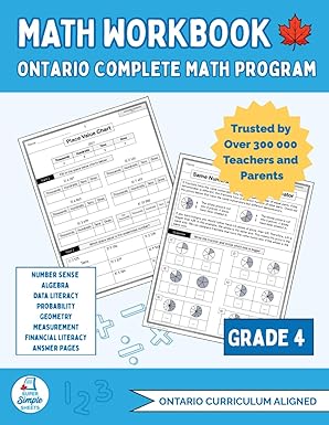 Ontario Grade 4 Math Workbook