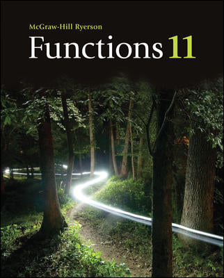 McGraw-Hill Ryerson Functions 11 Textbook