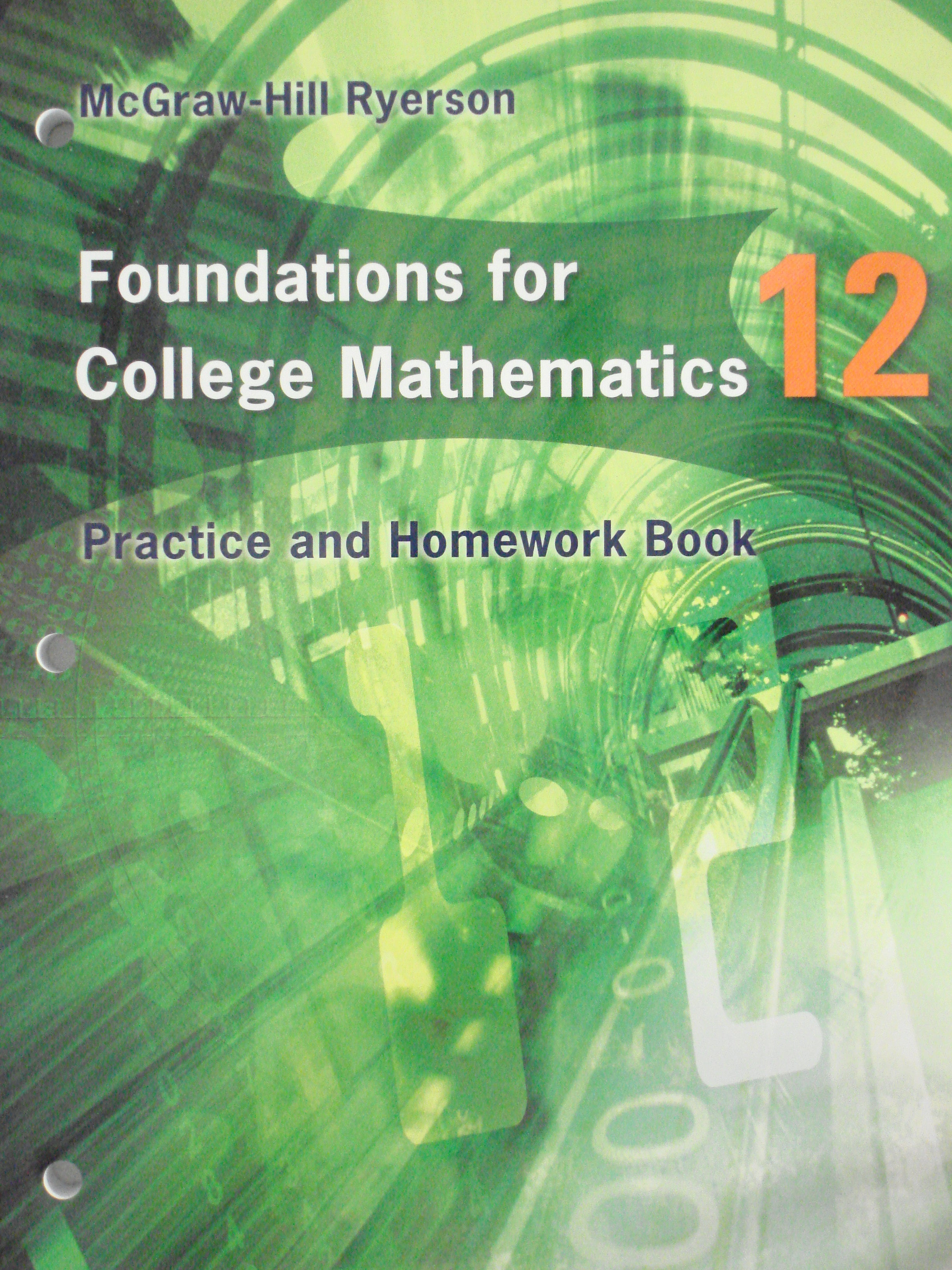 Foundations for College Mathematics 12