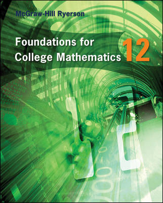 Foundations for College Mathematics 12
