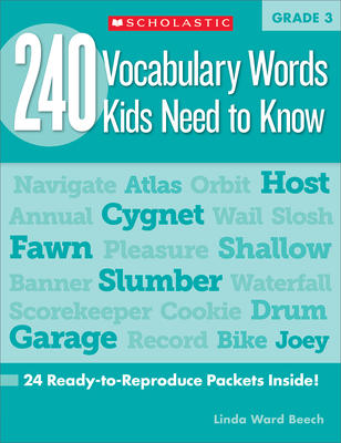 240 Vocabulary Words Kids Need to Know Grade 3