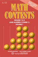 Math Contests Grades 7&8 Volume 7