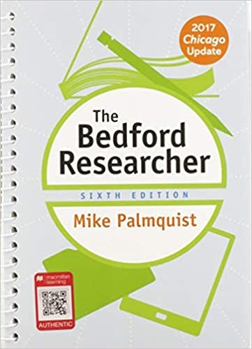 The Bedford Researcher & Documenting Sources in APA Style: 2020 Update