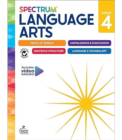 2024 Spectrum Language Arts, Grade 4