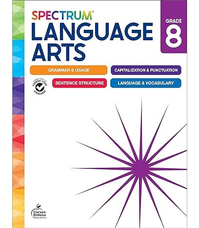 2024 Spectrum Language Arts, Grade 8