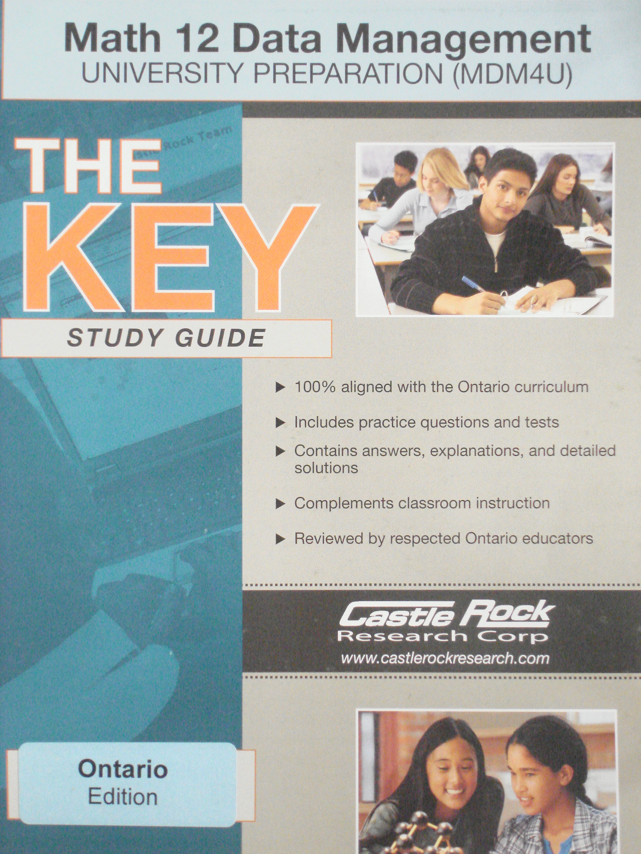 Solaro Study Guide Mathematics of Data Management 12