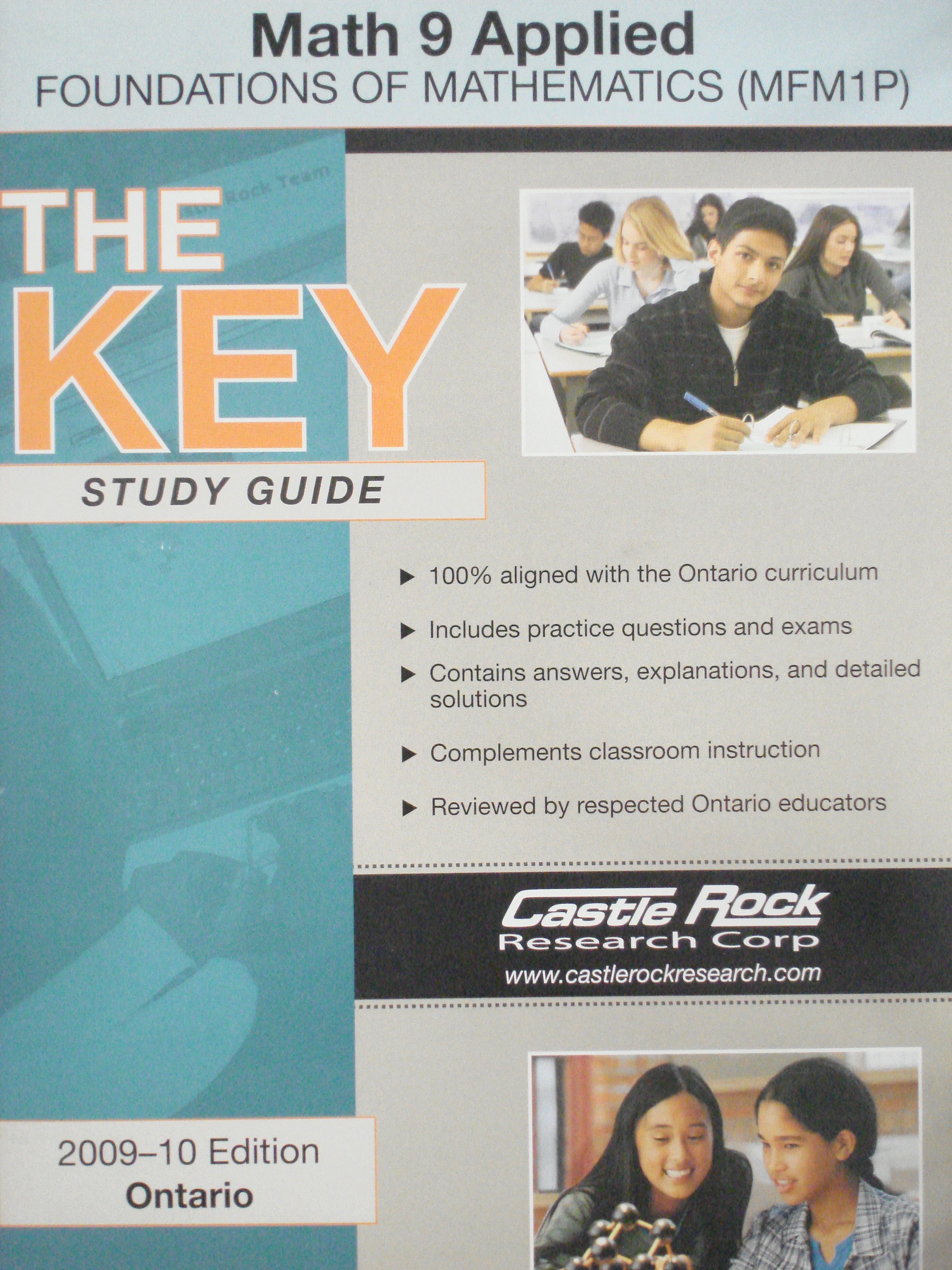 SOLARO STUDY GUIDE Mathematics 9 Applied