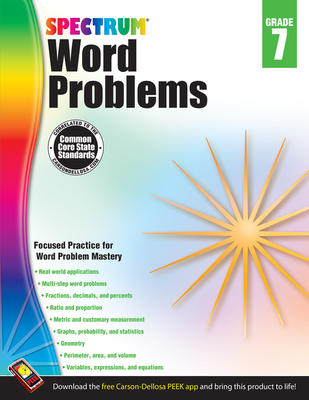 Spectrum Word Problems Grade 7