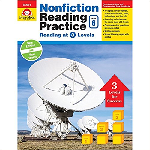 Nonfiction Reading Practice, Grade 6