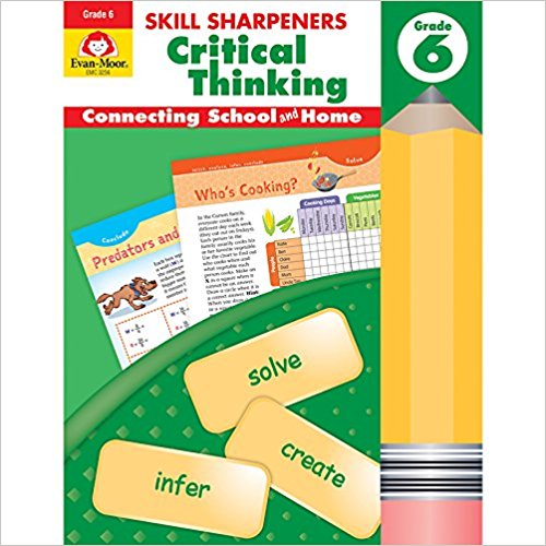Skill Sharpeners Critical Thinking, Grade 6