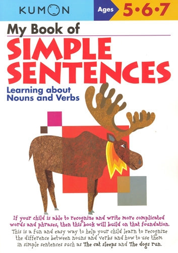 My Book of Simple Sentences: Learning about Nouns and Verbs