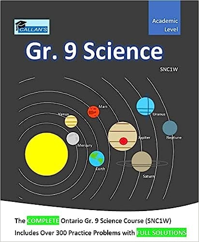 Callan’s Grade 9 Science Ontario (SNC1W) Course Book
