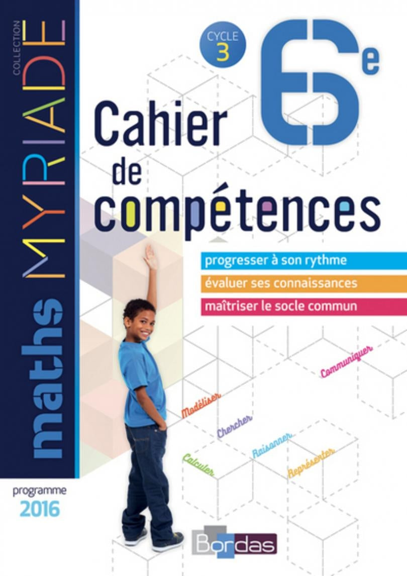 Maths Myriade Cahier compétences 6e