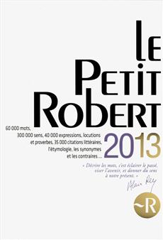 Le Petit Robert 2013
