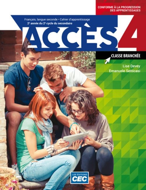 Accès 4 - Cahier d'apprentissage