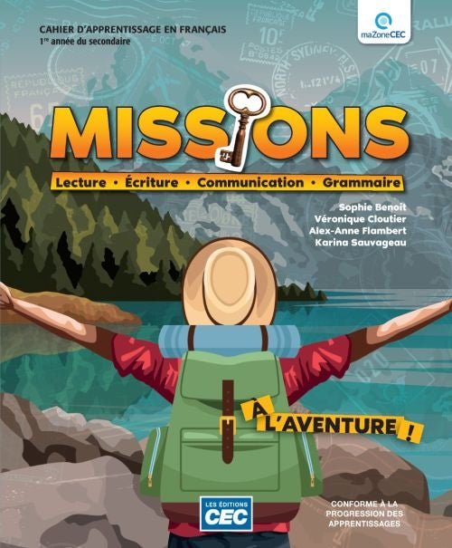Missions 1re secondaire - Cahier d'apprentissage