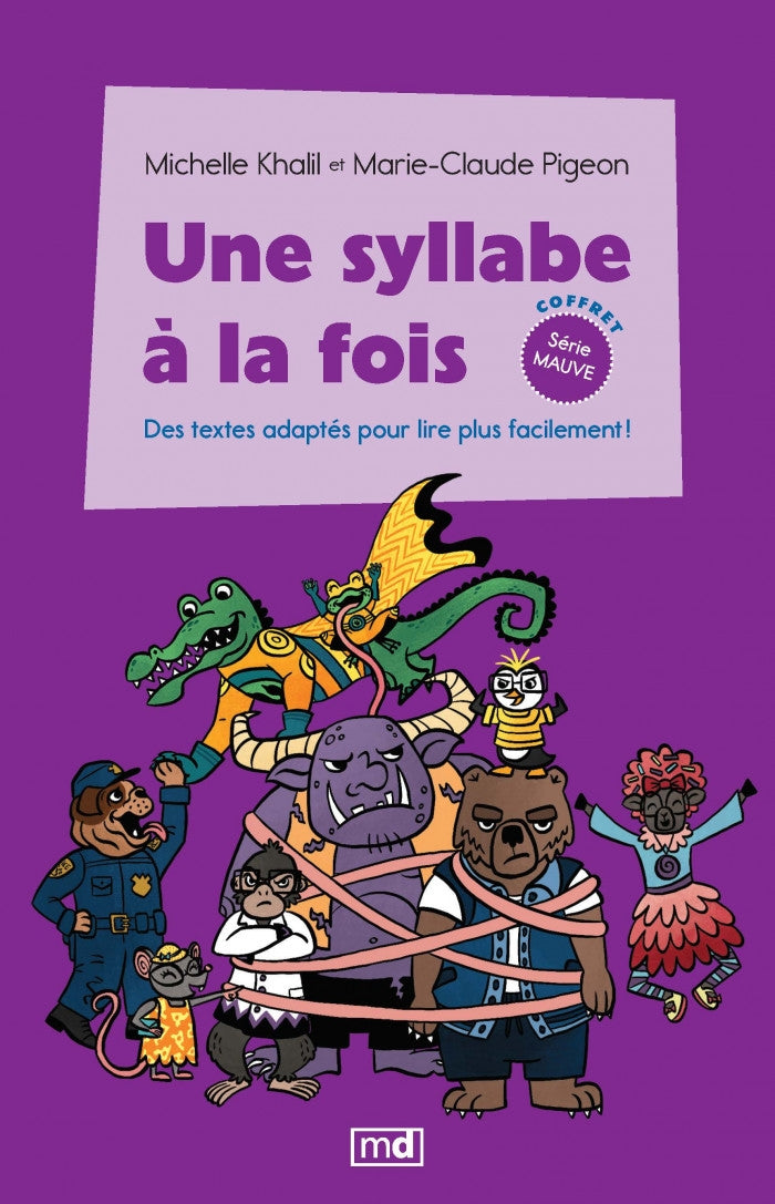 Une syllabe à la fois - Coffret série mauve