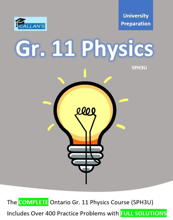 Callan's Gr. 11 Physics Ontario (SPH3U) Workbook
