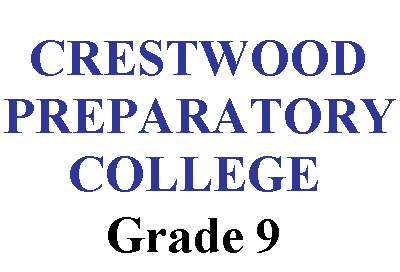 Crestwood Preparatory College Grade 9