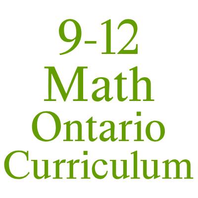 HS Math Ontario Curriculum