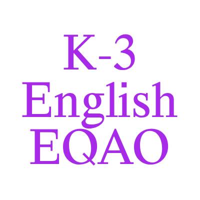 K-3 English EQAO