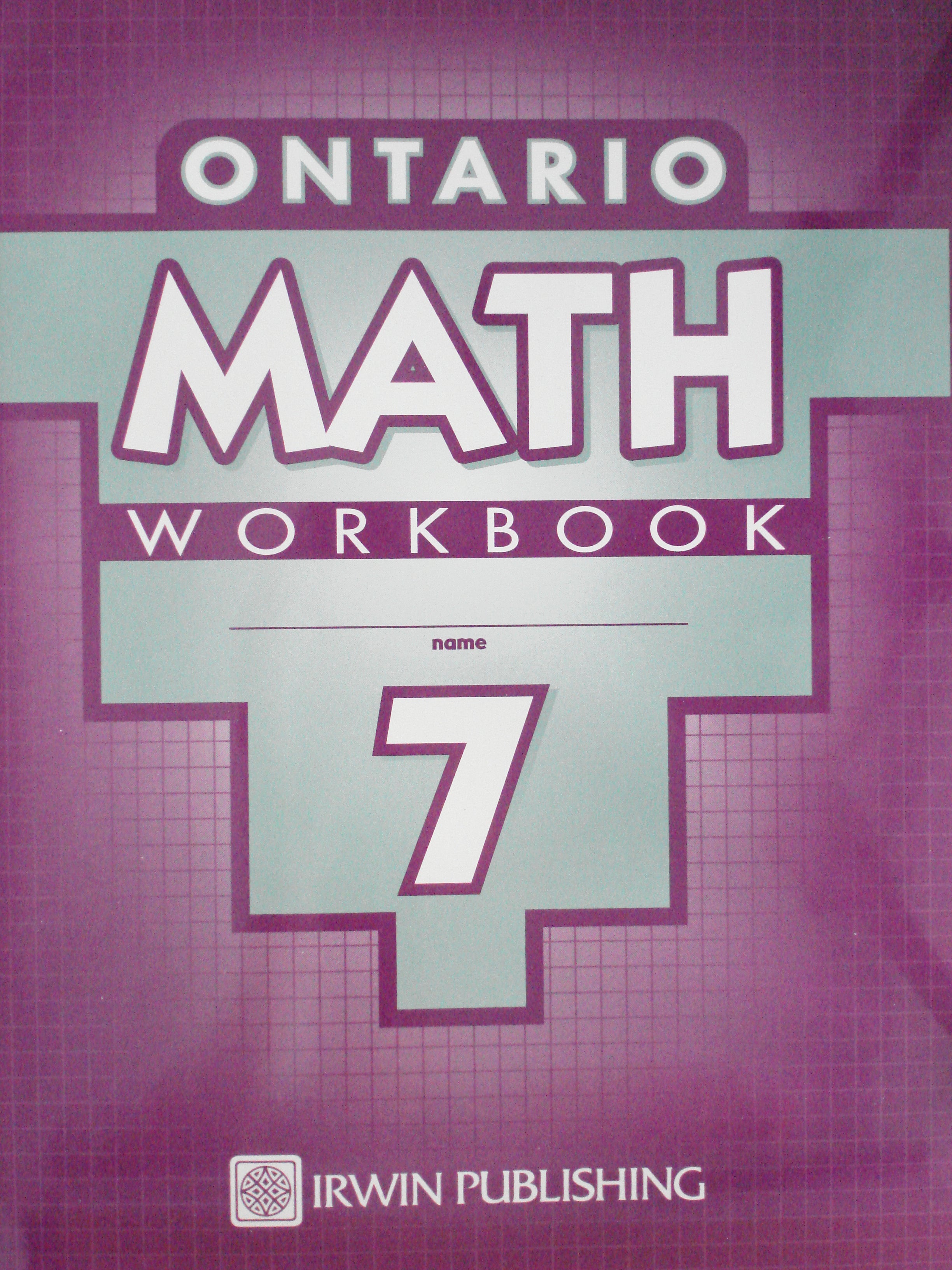 My Ontario Math Workbook 7