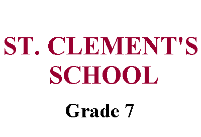 St. Clement's School Grade 7
