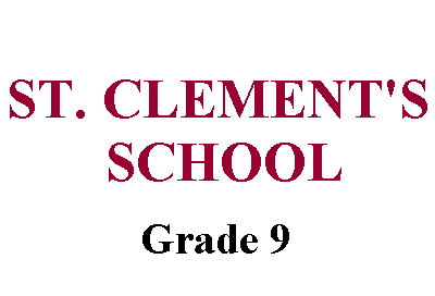 St. Clement's School Grade 9