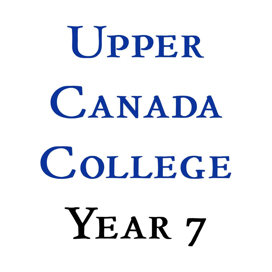 Upper Canada College Year 7