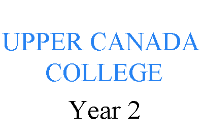 Upper Canada College Grade 9