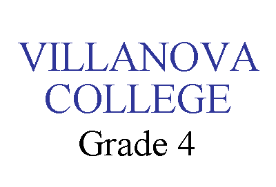 St. Thomas of Villanova Grade 4