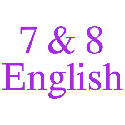 7 & 8 English