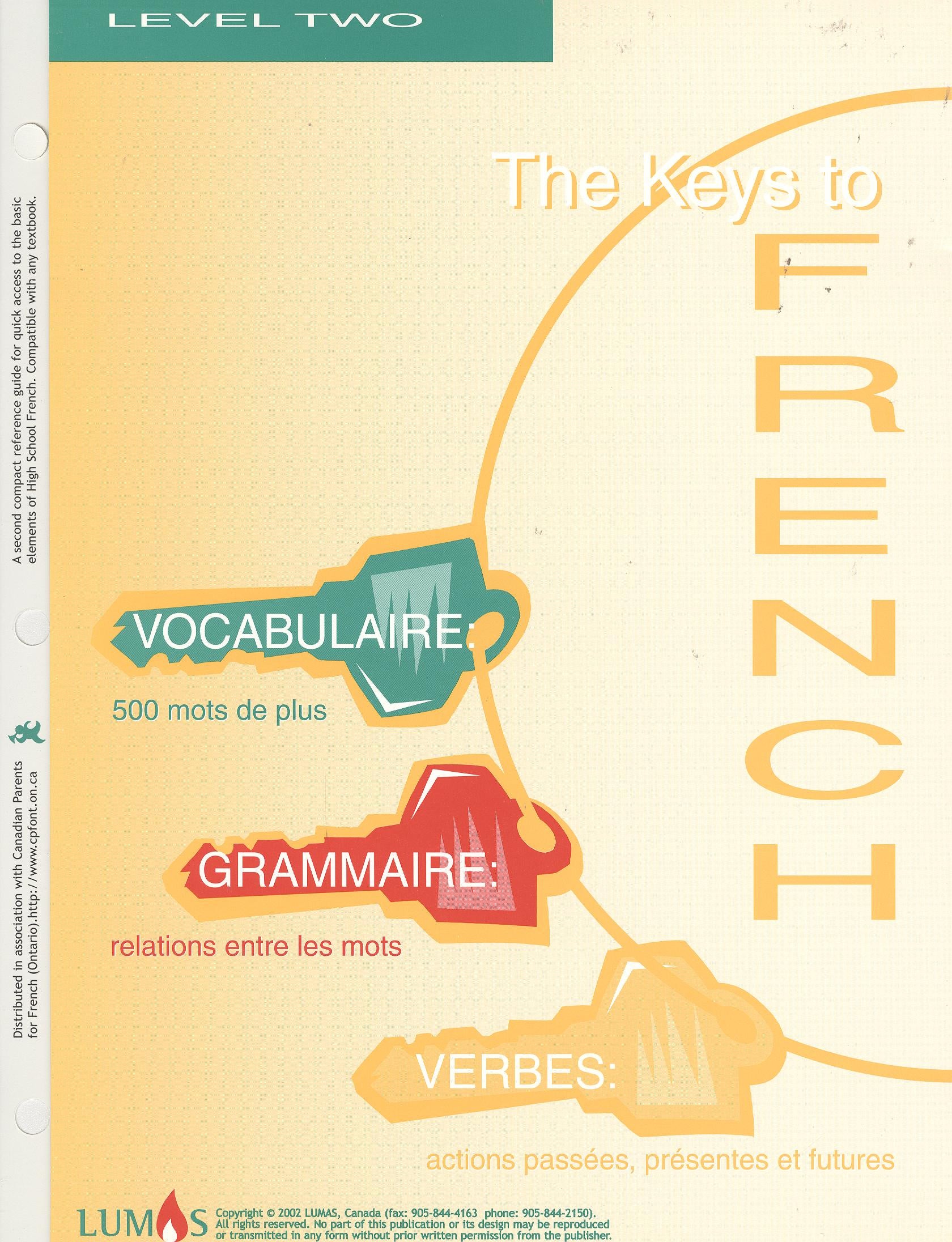 The Keys to French Level Two
