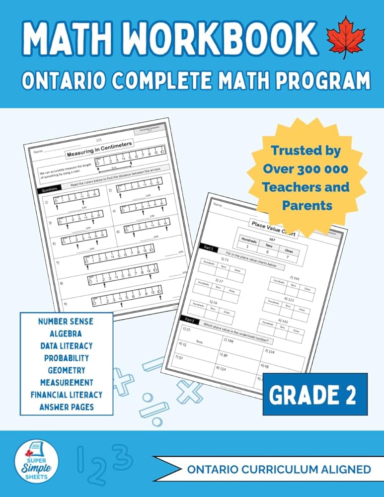 Ontario Grade 2 Math Workbook