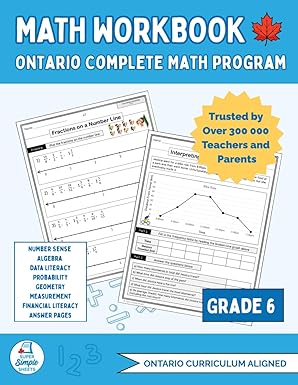 Ontario Grade 6 Math Workbook