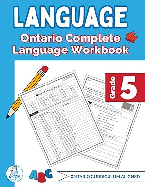 Grade 5 Ontario Language Workbook