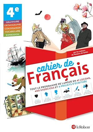 Cahier de français 4e