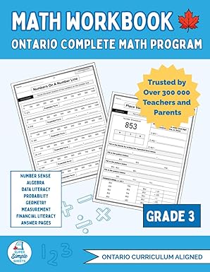 Ontario Grade 3 Math Workbook