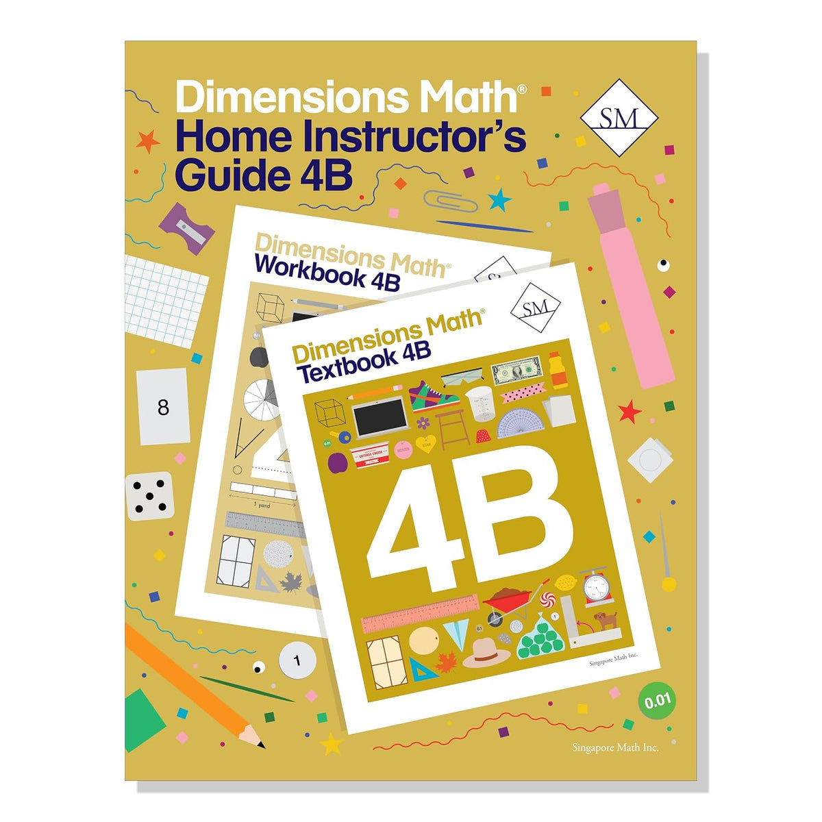 Dimensions Math Home Instructor's Guide 4B