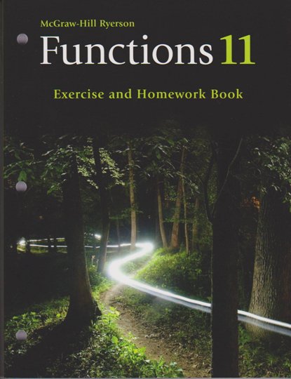 McGraw-Hill Ryerson Functions 11 Exercise and Homework Book