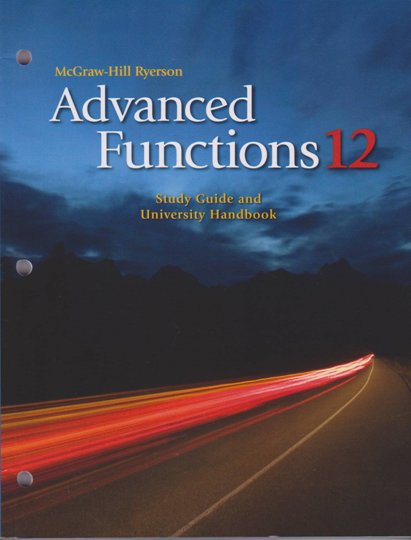 Advanced Functions 12 Study Guide and University Handbook