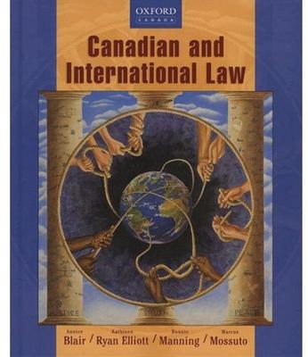 Canadian and International Law [USED]