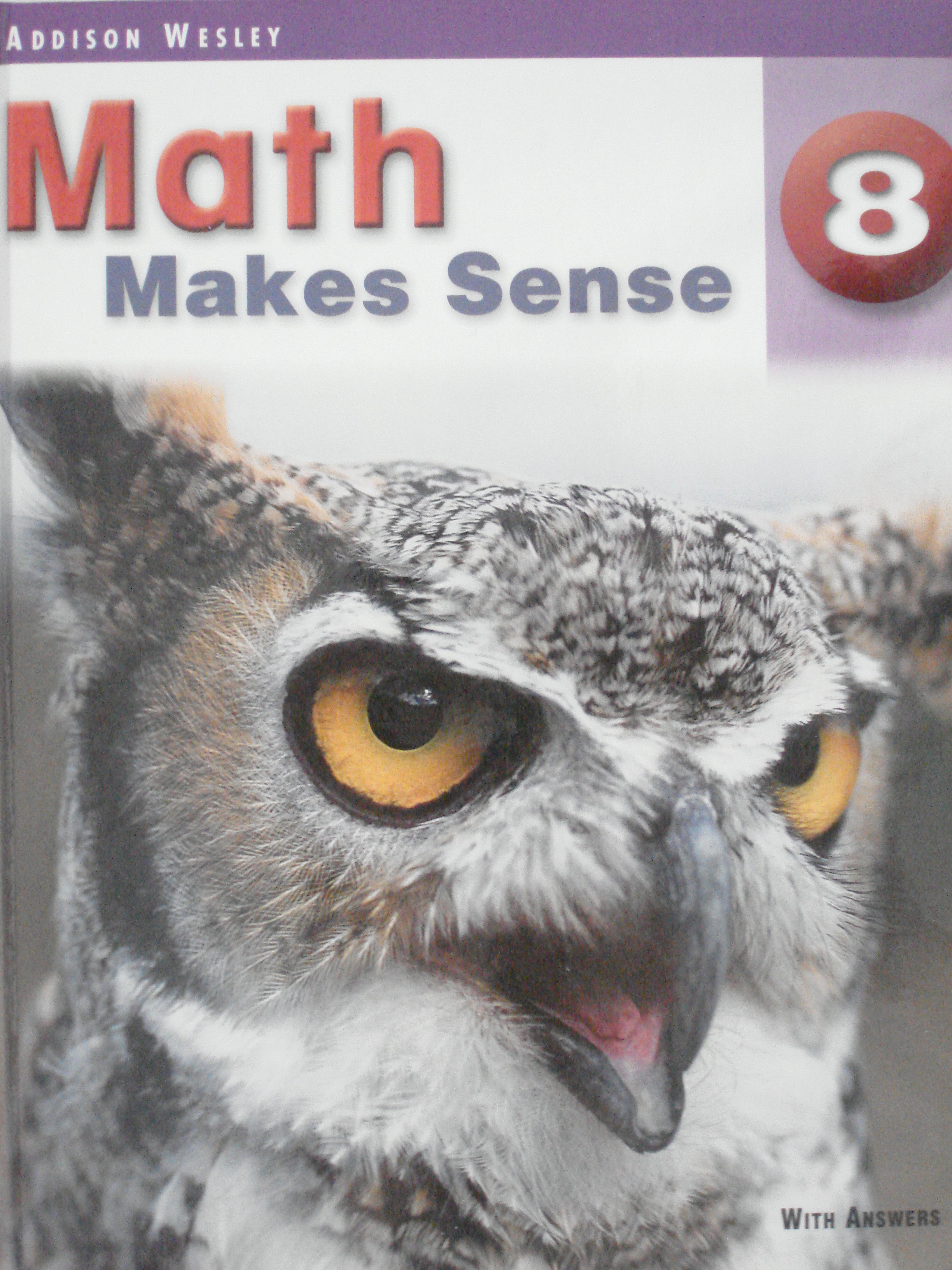 Math Makes Sense 8 with Answers [Ontario Edition]  Textbook