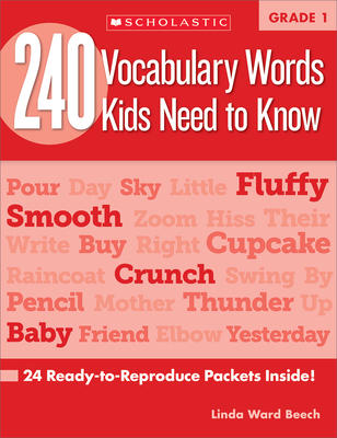 240 Vocabulary Words Kids Need to Know Grade 1
