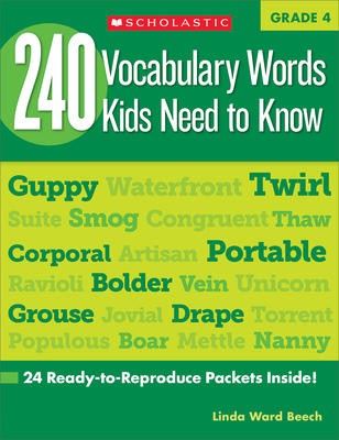 240 Vocabulary Words Kids Need to Know Grade 4