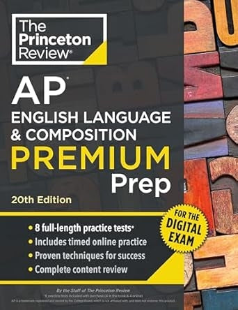Princeton Review AP English Language & Composition Premium Prep, 20th Edition