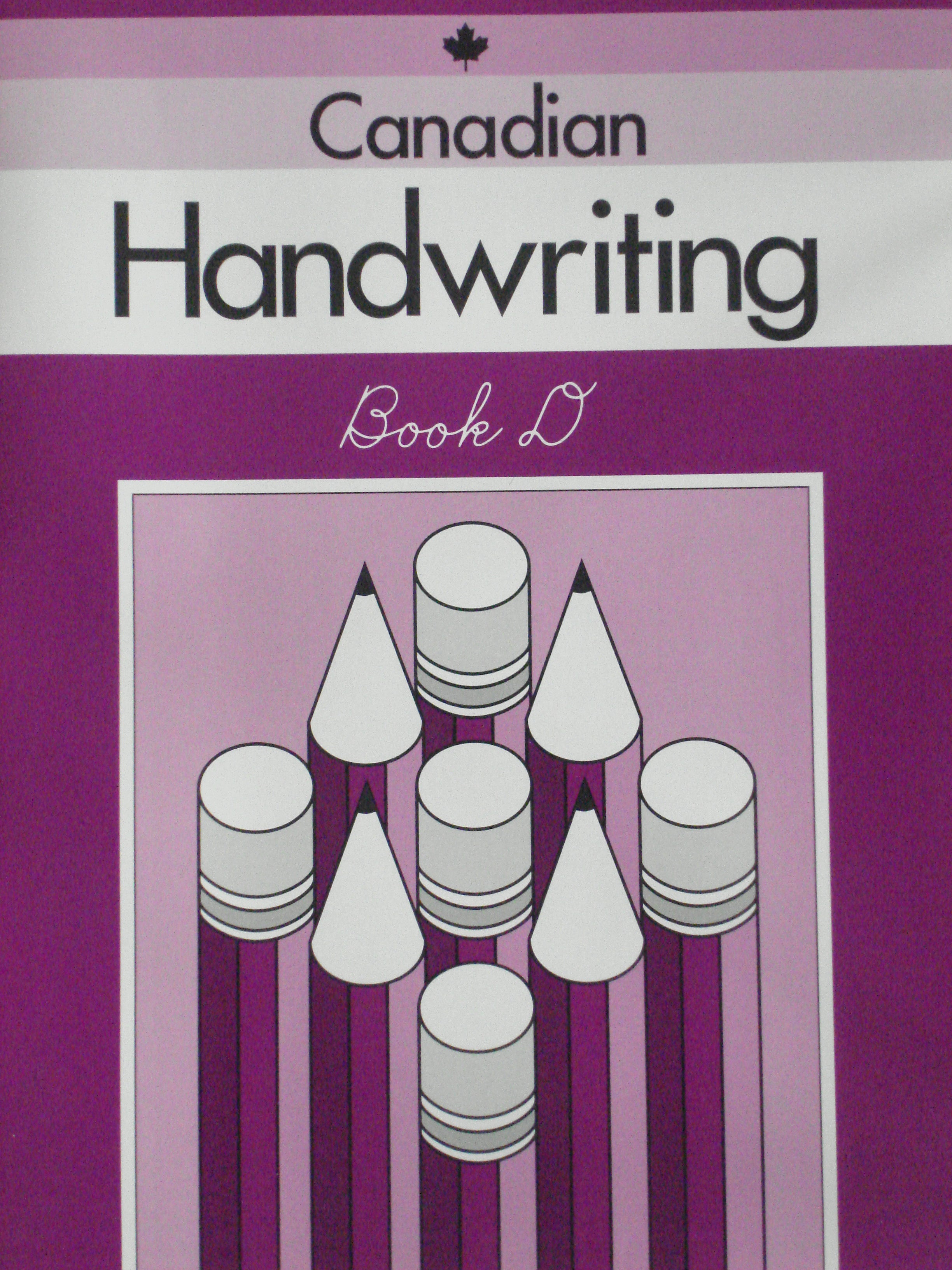Canadian Handwriting Book D
