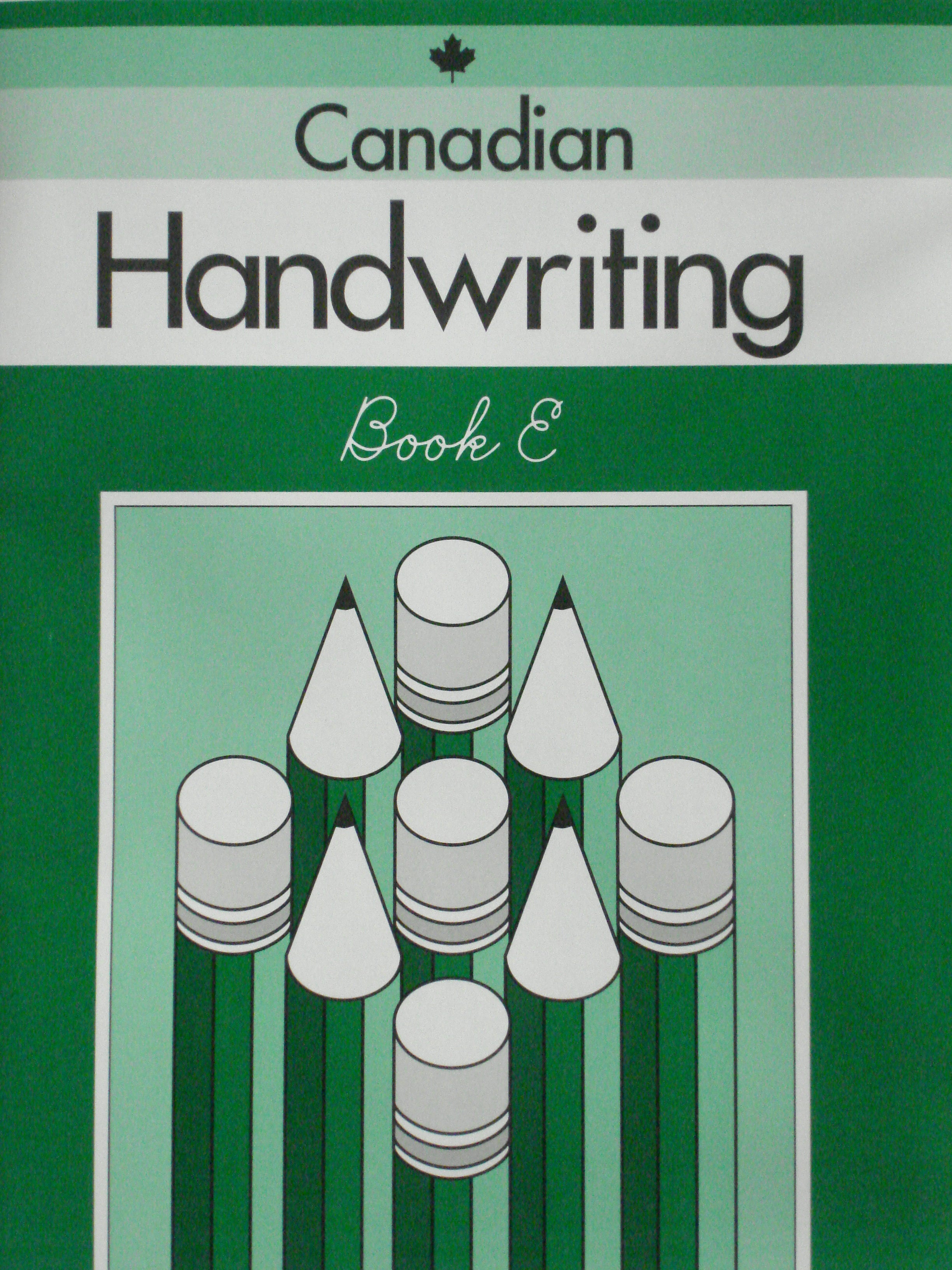Canadian Handwriting Book E